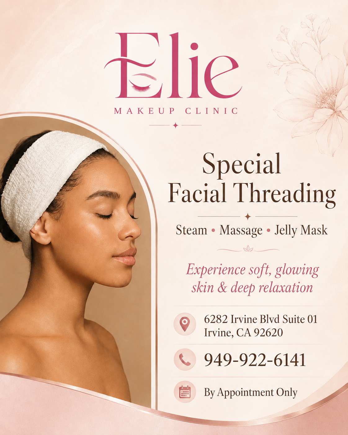 Special Facial Threading at Elie Makeup Clinic