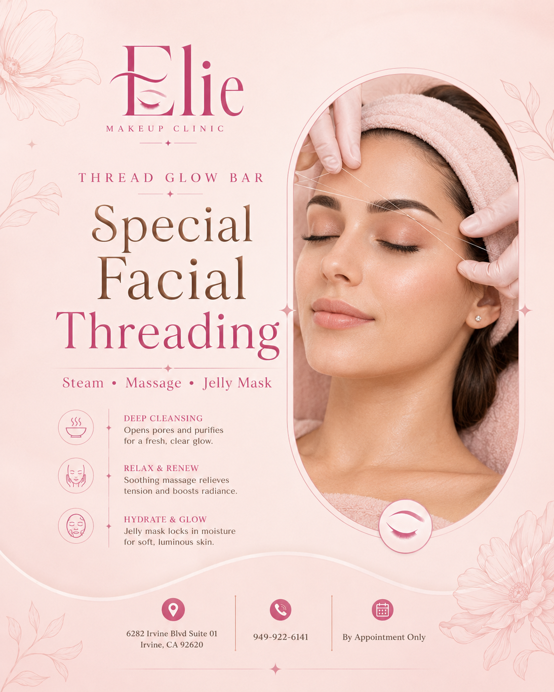 Special Facial Threading at Elie Makeup Clinic